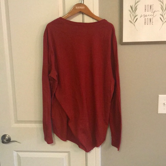 Long sleeve, longer length baseball T-Shirt - Picture 3 of 3